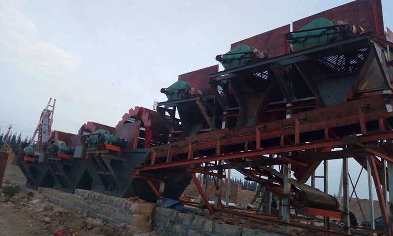 福建福州洗沙現(xiàn)場